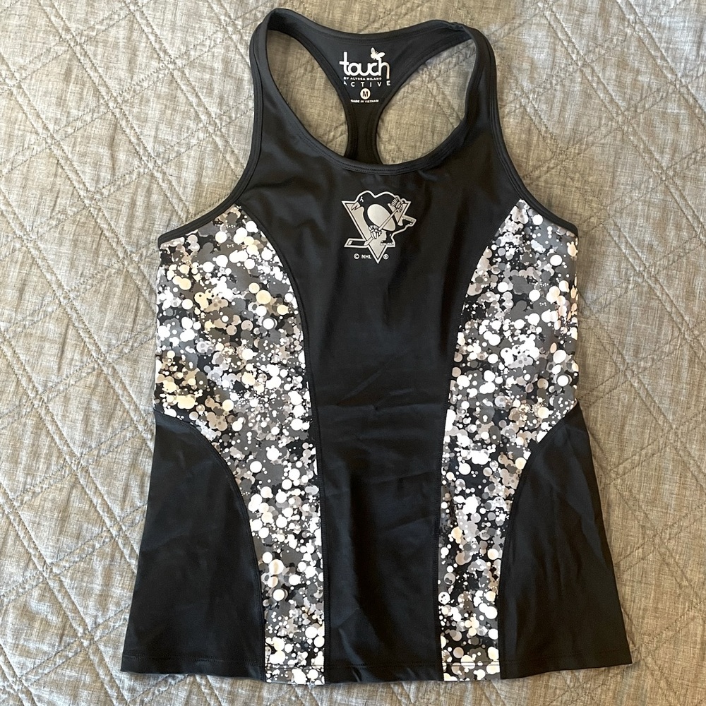 Touch Alyssa Milano Active Pittsburgh Penguins Women's Endurance Tank Top, Med